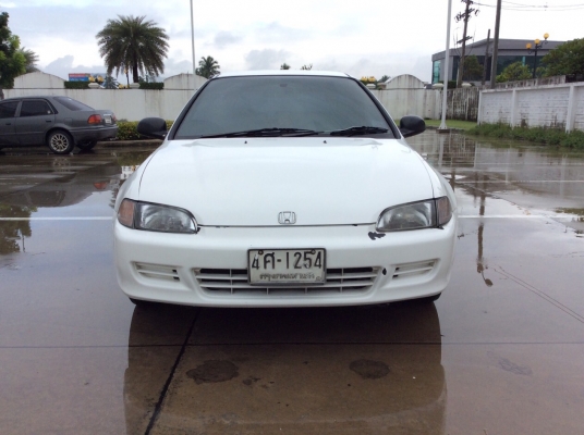 ขาย Civic 3ประตู ปี 95 เครื่องเดิม 1.5 เกียร์ออโต้ เพาเวอร์ กระจกไฟฟ้า เบาะหนัง ภายในสวยเดิม วิทยุCD แอร์เย็นฉ่ำ ตัวถังสีเงาสวยมีริ้วรอยเล็กน้อย เครื่องดี เกียร์ดี รถขับดีเลยครับ ภาษีปี59 เอกสารพร้อม ขายด่วนครับ