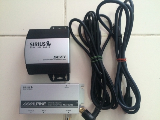 ชุดFMดาวเทียม Alpine KCA-SC100 กับ SIRIUS SCC1 ไม่มีเสา มือ2 อเมริกา