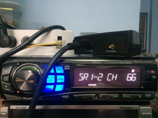 ชุดFMดาวเทียม Alpine KCA-SC100 กับ SIRIUS SCC1 ไม่มีเสา มือ2 อเมริกา