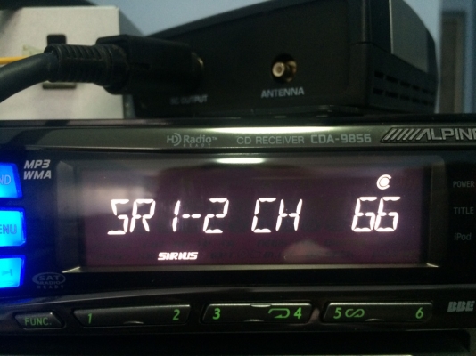 ชุดFMดาวเทียม Alpine KCA-SC100 กับ SIRIUS SCC1 ไม่มีเสา มือ2 อเมริกา