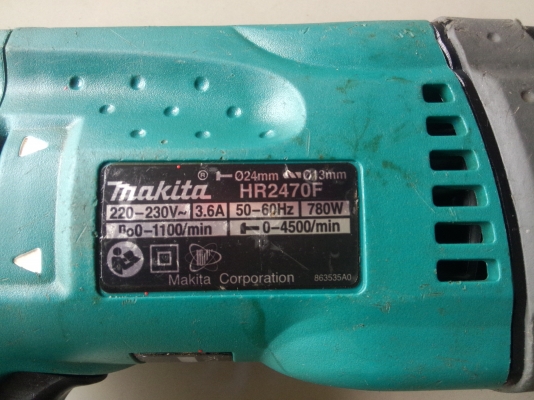 สว่านโรตารี่3ระบบ Makita รุ่น HR2470F