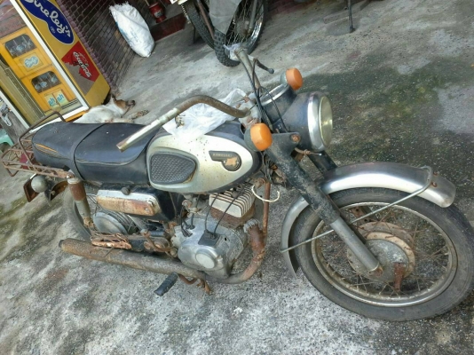 ขาย  kawasaki b1 (มีเล่มทะเบียน+ชุดโอน)