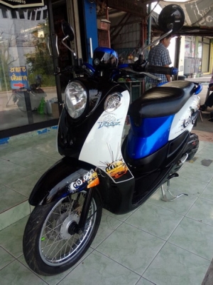 Fino รถปี54 สีดำน้ำเงินขาว เครื่องเดิมๆสวยๆ พร้อมเล่ม พร้อมใช้ ราคาถูกครับ