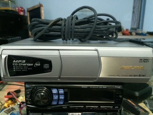 Alpine CHA-S634 MP3-RW CD-RW ตู้6แผ่น สภาพสวย มือ2 อเมริกา