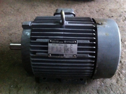 มอเตอร์ฮิตาชิ 3 hp 4 pole