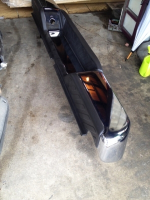 กันชนหลัง Navara แท้ใหม่ แกะกล่อง