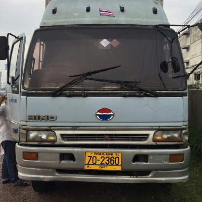 สิบล้อ1เพา ฮีโน่  FL1JYKA 210 ปี40 บรรทุกตู้แห้ง ยาว 6.20ม สภาพดีสวยพร้อมใช้ ทะเบียนพร้อมโอน (ราคา 655,000บ) ขายตามสภาพ ครับ