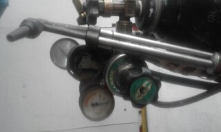 ขายถูก ถังลม6คิวพร้อมชุดตัดแก๊ส haris