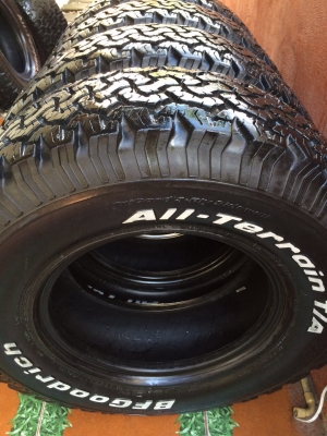 ยาง bf all 265/75/16 ปี 13 ติดหนวด