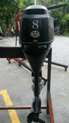 เครื่องเรือ TOHATSU 8 แรง สี่จังหวะ เก่าญี่ปุ่น