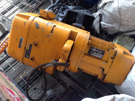 ขายรอกโซ่ไฟฟ้า Kito 3Ton 380V สภาพสวยมากเดิมๆ พร้อมใช้งาน ( ไม่มีตะขอเกาะราง) ขายรอกโซ่ไฟฟ้า Kito 3Ton 380V สภาพสวยมากเดิมๆ พร้อมใช้งาน ( ไม่มีตะขอเกาะราง)