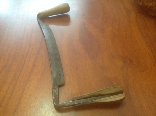 ขายใบมีดโค้งโบราณสำหรับแต่งไม้ ด้ามจับไม้คู่ ด้ามจับหัก 1 ข้างนำ DIY ด้ามเองได้