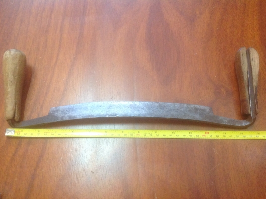 ขายใบมีดโค้งโบราณสำหรับแต่งไม้ ด้ามจับไม้คู่ ด้ามจับหัก 1 ข้างนำ DIY ด้ามเองได้