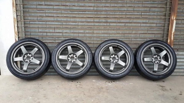 PS-X ขอบ 17 4รู100/114 ก้านยก แถมยางครบชุด