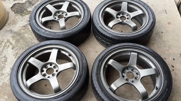 PS-X ขอบ 17 4รู100/114 ก้านยก แถมยางครบชุด