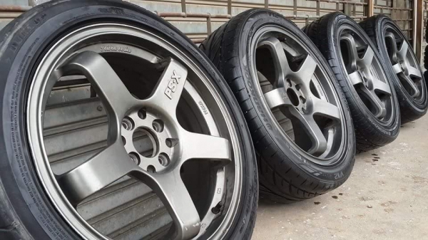 PS-X ขอบ 17 4รู100/114 ก้านยก แถมยางครบชุด