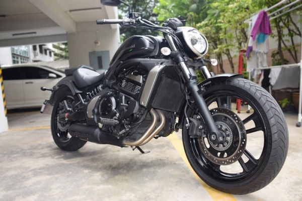 ขาย kawasaki vulcan s สีดำด้าน