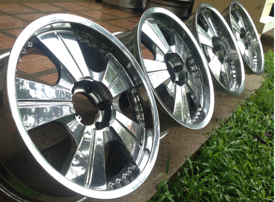 ล้อ VIP ขอบ20 6รู139 สภาพสวย ไม่มีซ่อม