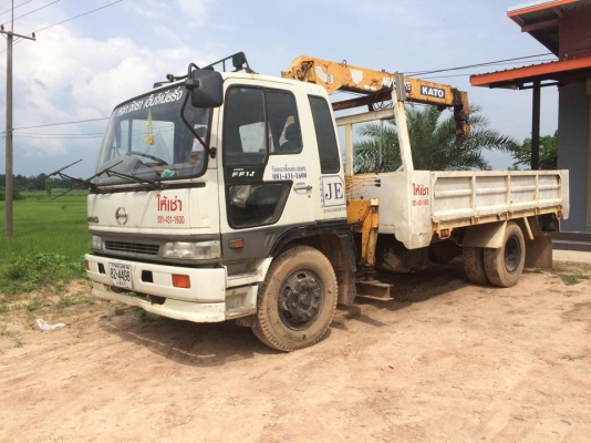 ขาย  6 ล้อ HINO 210 แรง ติดเครน KATO 3.6 ตัน