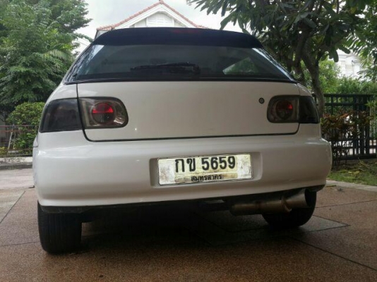 Honda civic eg 3d เกียร์ออโต้ เครื่อง vtec ดิสก์ 4 ล้อ เบาะพับตัวนอก โป่งหน้าหลัง ราคาไม่แพง