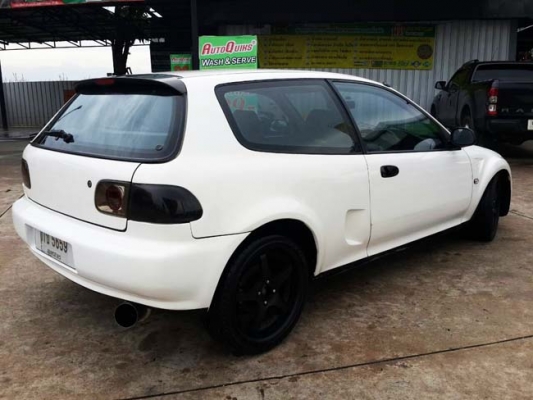 Honda civic eg 3d เกียร์ออโต้ เครื่อง vtec ดิสก์ 4 ล้อ เบาะพับตัวนอก โป่งหน้าหลัง ราคาไม่แพง