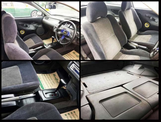Honda civic eg 3d เกียร์ออโต้ เครื่อง vtec ดิสก์ 4 ล้อ เบาะพับตัวนอก โป่งหน้าหลัง ราคาไม่แพง