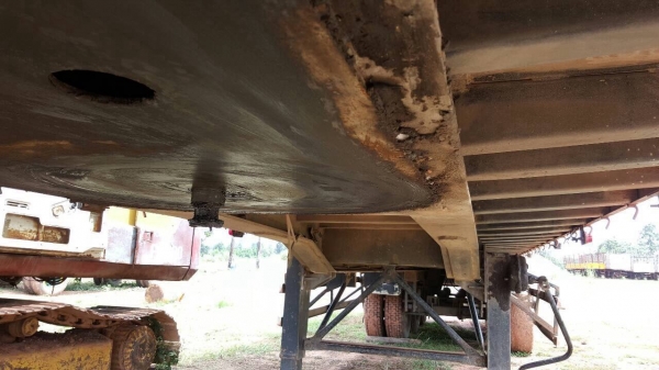 ขายหางเทนเลอร์คอกเกษตรไม่ดั้ม 3 เพลา ยาว 12 เมตร อู่สามมิตร ทะเบียนพร้อมโอน