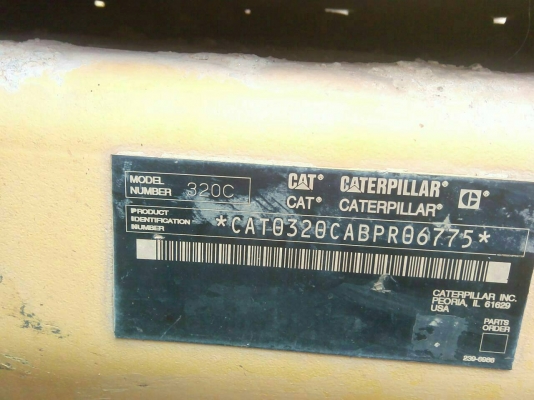 ขายรถแบคโฮ CAT 320C ราคา 1200000