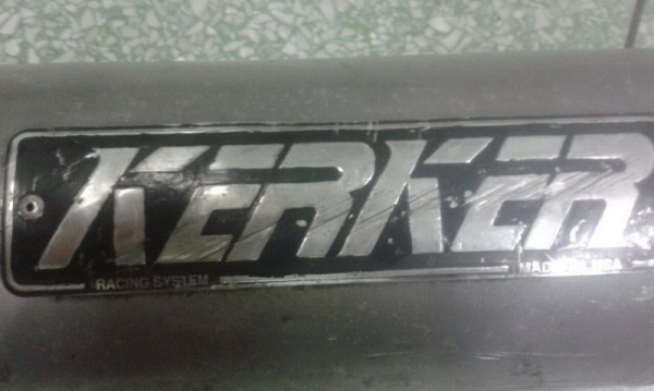 ขายท่อซิ่งBigbikeของKERKER by USAท่อทรงกลมท่อเข้า2นิ้ว8เซน ยึดน๊อต3ตัว