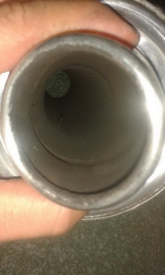 ขายท่อซิ่งBigbikeของKERKER by USAท่อทรงกลมท่อเข้า2นิ้ว8เซน ยึดน๊อต3ตัว