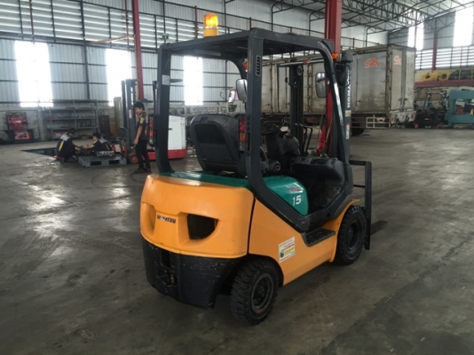 ขายโฟล์คลิฟท์ KOMATSU โคมัตสุ 1.5ตัน รุ่น20 รุ่นใหม่ เสายกสูง3เมตร เครื่องยนต์ดีเซล เกียร์ออโต้ นำเข้าจากญี่ปุ่นโดยตรง  สนใจติดต่อ บริษัท ชัยเสรียานยนต์ จำกัด ติดต่อโดยตรงที่ 086-0801238