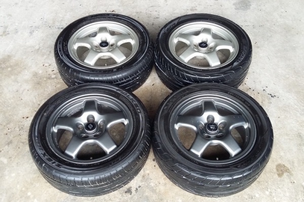 ล้อ,Skyline GTS"32 16X6.5 ET40 5รู114.3 ชุดละ 5,500