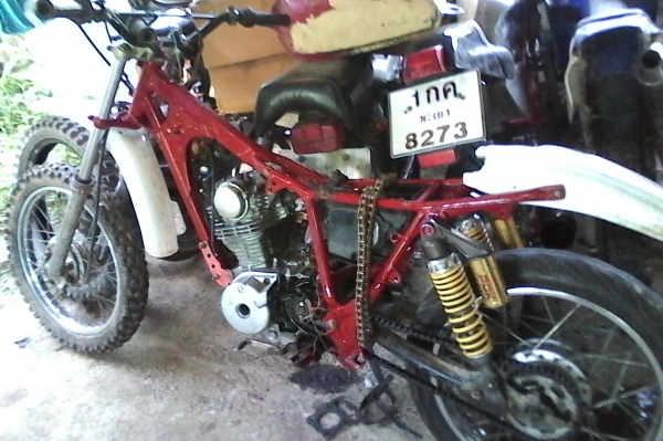 ขาย ฮอนด้า tl 125 โปรเจค วินเทจ