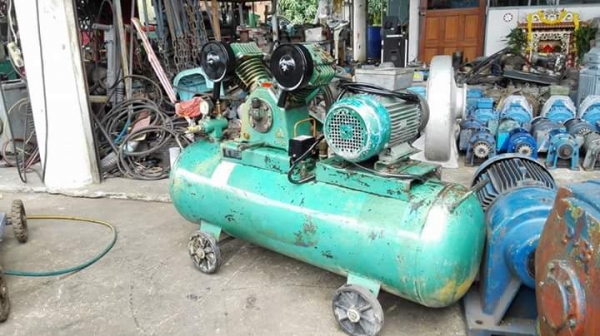 ====== Sold Out!! =====  ปั้มลม FUSHENG Taiwan 3 HP. 380V. 148 Lite สวยเดิมแน่นๆจัดส่งทั่วประเทศ!!