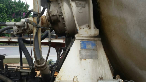 ขายรถโม่ปูนสิบล้อHINO  FS271L เครื่อง EK-100  260แรง 2 เพลา โม่ตรง  7 คิวเอกสารพร้อมโอนราคา 650,000 090-772-3710 090-772-3708