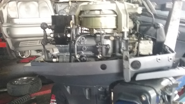 เครื่องyamaha 9.9 hp 2จังหวะ หางสั้น