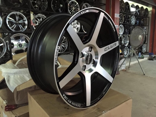 ล้อใหม่ club concave ขอบ 17x7.5 4/100 Et 33 พร้อมยางใหม่ 205/45R17