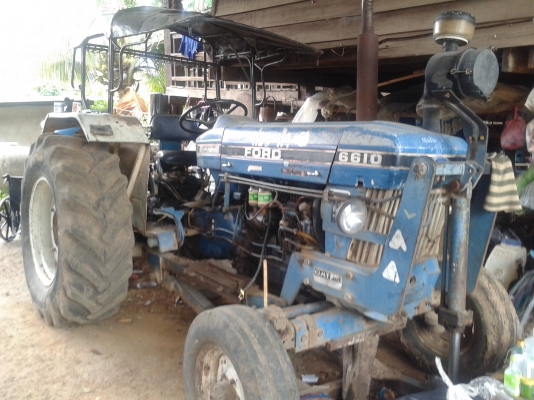 ขายฟอร์ด6610 เสื้อลายพร้อมอุปกรณ์รถบ้านสวยๆพร้อมเล่มทะเบียน