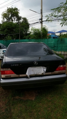 S-Class S320 ปี 96 รถสวยที่สุยในรุ่น แอร์เย็น ยางดี แม็กสวย ติดแก๊ส LPG หัวฉีด ออฟชั่น S500  รถอยู่รังสิต คลอง 2