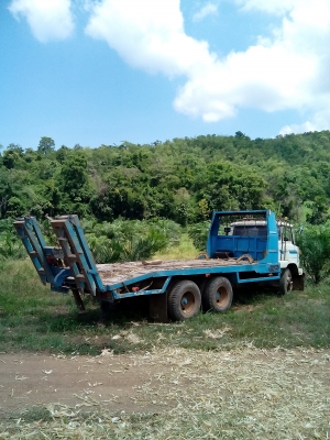 ขายสิบล้อเทลเลอบรรทุกรถเกี่ยวข้าว ฮีโน่ kt925ฟร้อมใช้