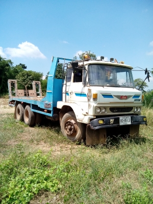 ขายสิบล้อเทลเลอบรรทุกรถเกี่ยวข้าว ฮีโน่ kt925ฟร้อมใช้