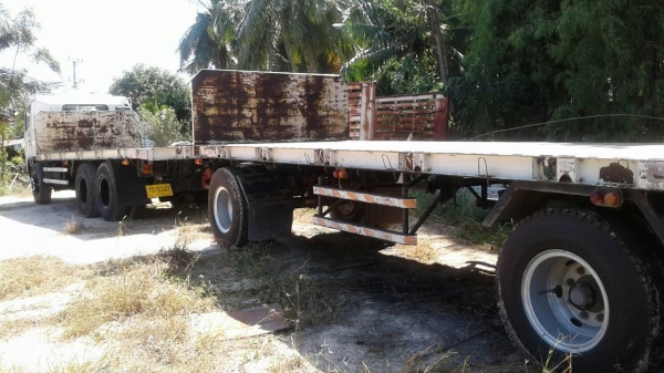 ขายสิบล้อแม่ลูก เมก้า 260 แรง พื้นเรียบ