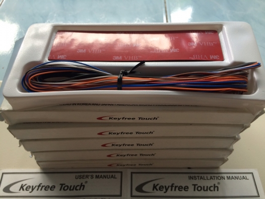 Keyfree Touch ระบบปลดล็อตประตูรถยนต์และระบบตั้งรหัสเปิดรถยนต์ ใส่รหัสผ่านได้ตั้ง4-10ตัวเลข โดยที่ไม่ต้องใช้กุญแจ ของใหม่ เกาหลี