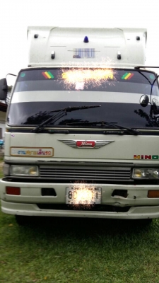 10ล้อเพลาเดียว195แรง..FL3HNLA ปี2539 กระบะคอกเหล็ก รถสวย....