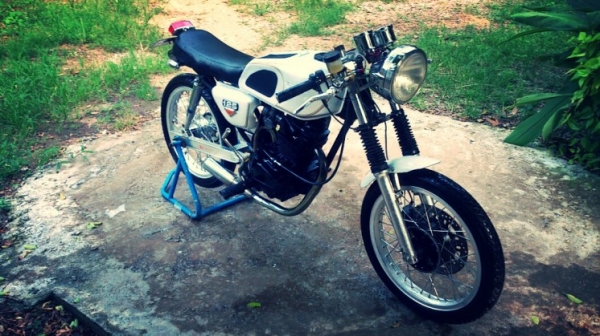 ขายHONDA JX Cafe Racer 200cc,เล่มทะเบียนพร้อมชุดโอน