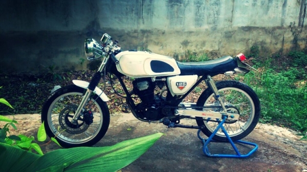 ขายHONDA JX Cafe Racer 200cc,เล่มทะเบียนพร้อมชุดโอน