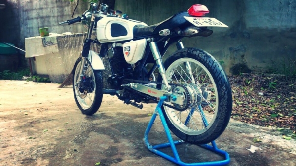 ขายHONDA JX Cafe Racer 200cc,เล่มทะเบียนพร้อมชุดโอน