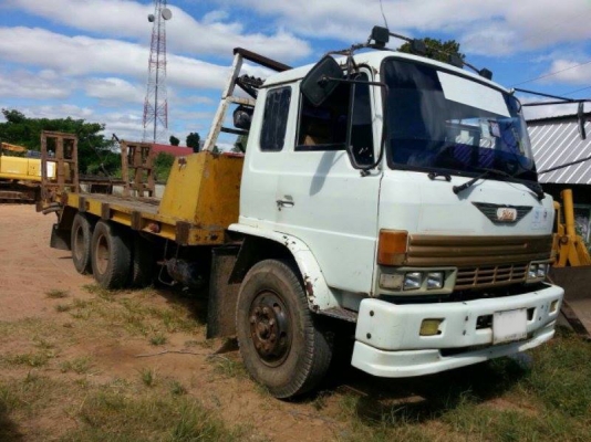 **610,000 บ.ต่อรอง///10ล้อเทเลอร์ขนแบคโฮ200/รถเกี่ยวข้าว HINO F18 220HP เพลาเดียว **ขาย HINO F18-220HP 10ล้อ1เพลา(2เพลาตอนเพลาเดียว)ท้ายลาด ขน/ย้าย แบคโฮPC200และรถเกี่ยวข้าว HINO FM187LA EM100-220HP วางเครื่องSUMO EM100-220แรง(ลงเล่ม) เครื่องดี แรงดี แน่น