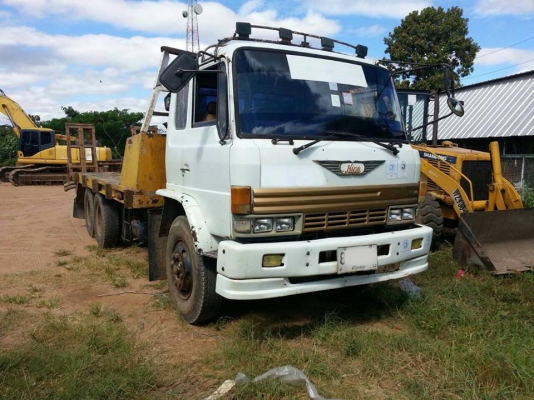 **610,000 บ.ต่อรอง///10ล้อเทเลอร์ขนแบคโฮ200/รถเกี่ยวข้าว HINO F18 220HP เพลาเดียว **ขาย HINO F18-220HP 10ล้อ1เพลา(2เพลาตอนเพลาเดียว)ท้ายลาด ขน/ย้าย แบคโฮPC200และรถเกี่ยวข้าว HINO FM187LA EM100-220HP วางเครื่องSUMO EM100-220แรง(ลงเล่ม) เครื่องดี แรงดี แน่น