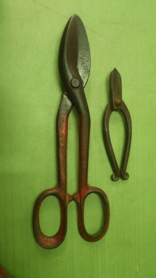 ขาย กรรไกรโบราณ ตัดแผ่นเหล็ก สังกะสี usa สวยๆครับ 1 แถม 1